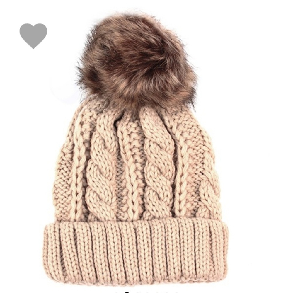 Emberelle West | Knit Pom Pom Beanie